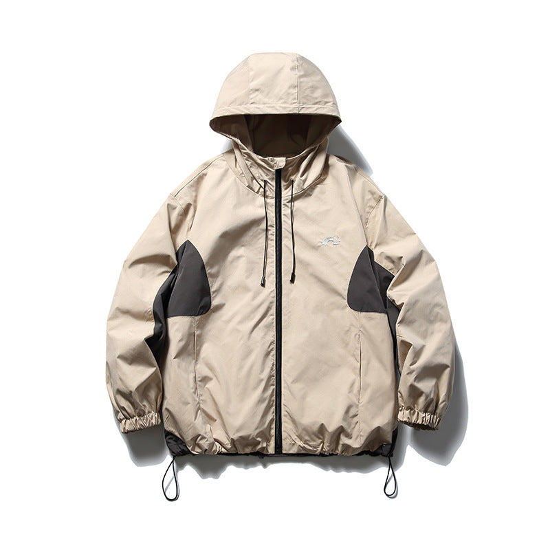Unisex Technical Hooded Overjack in Boxy Cut with Drawstring Hem Mune Fashion
