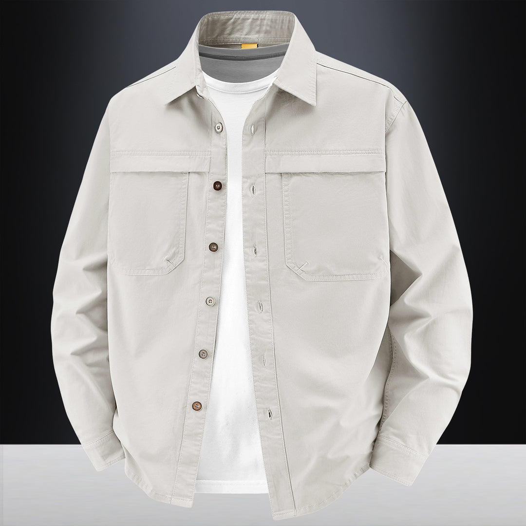 Men's classic long sleeve shirt jacket Mune Fashion