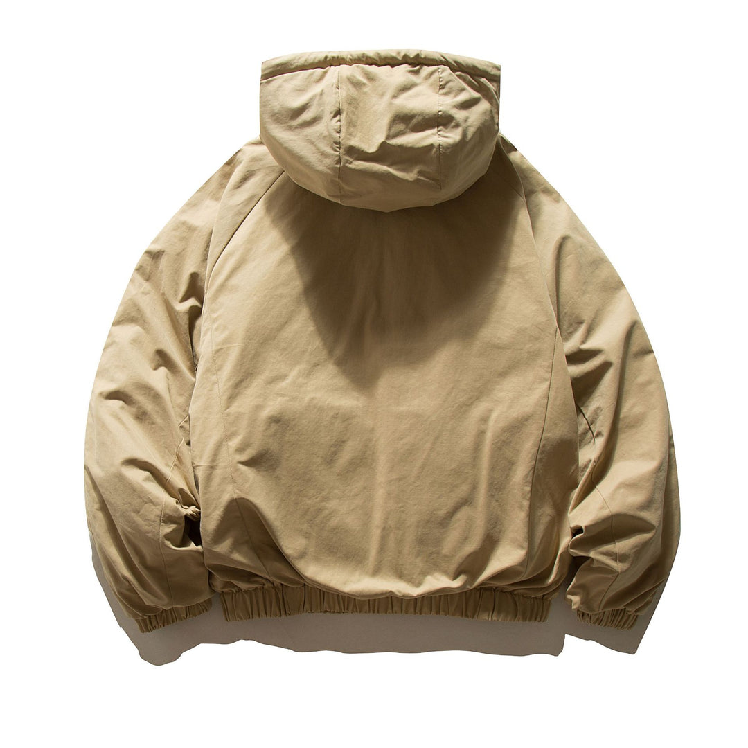 Unisex Oversized padded hoodie jacket with elastic hem and concealed pockets Mune Fashion
