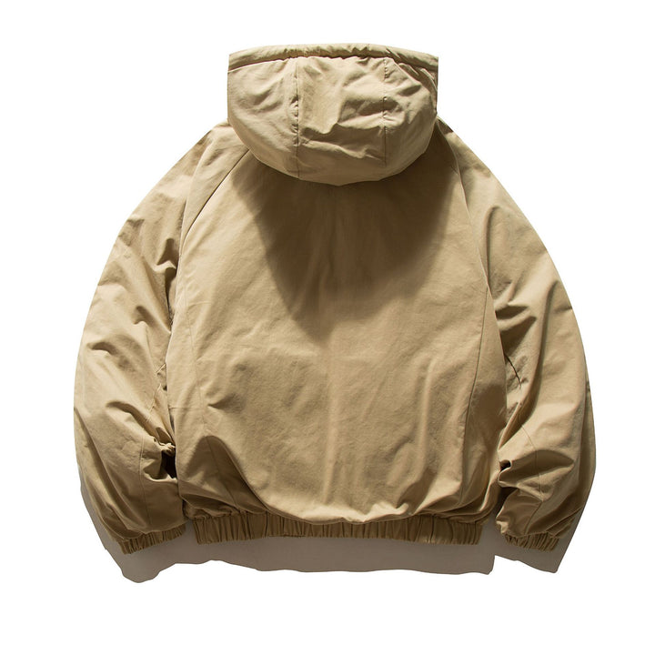 Unisex Oversized padded hoodie jacket with elastic hem and concealed pockets Mune Fashion