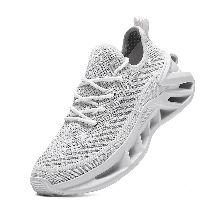 Men's lightweight breathable knit sneakers with cushioned ergonomic outsole Mune Fashion