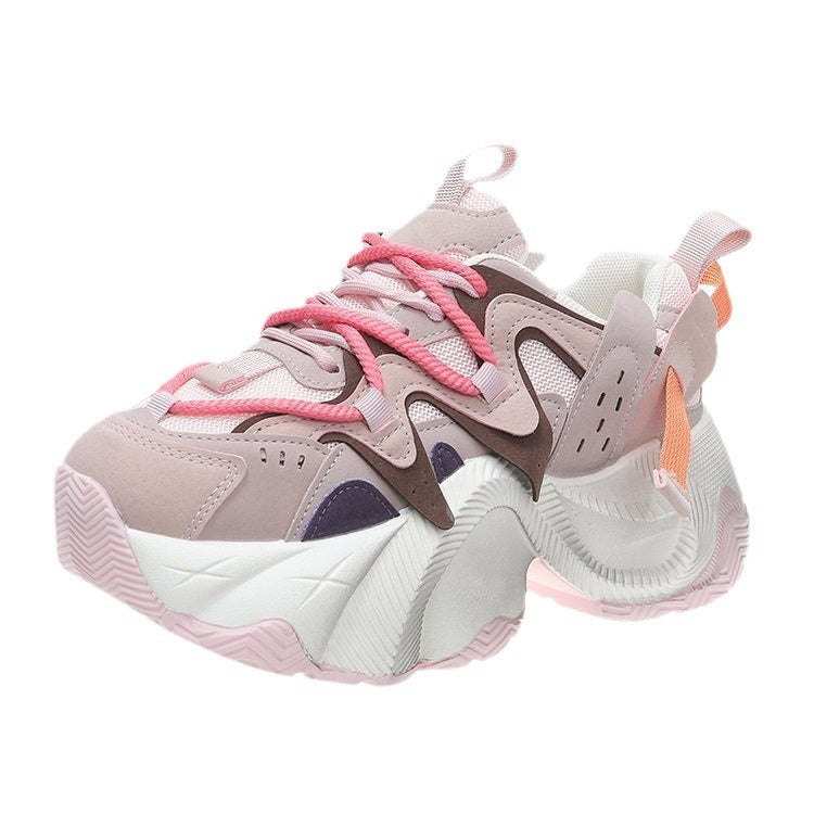 Women's Sporty Chunky Sneakers with Trendy Silhouette and Comfortable Cushioning Mune Fashion