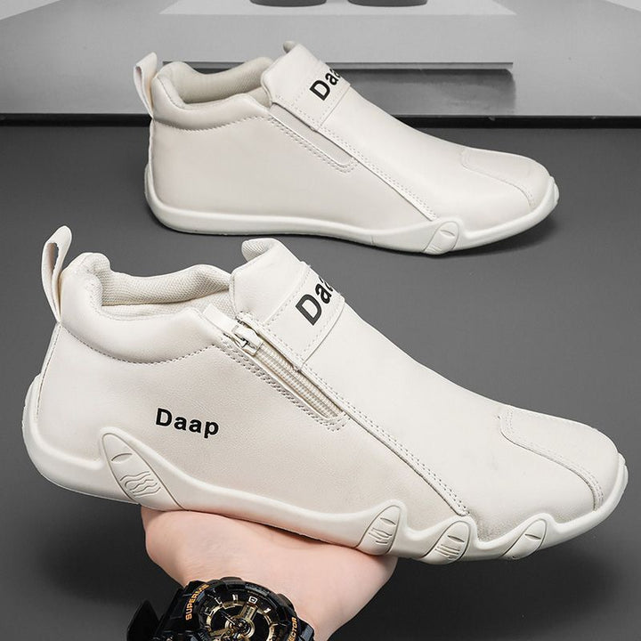 Women's Fashion Sneakers with Side Zipper and Ergonomic Sole Mune Fashion