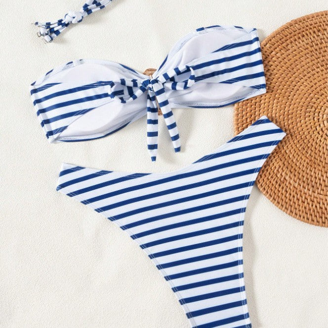 Women's bandeau bikini with decorative closure Mune Fashion