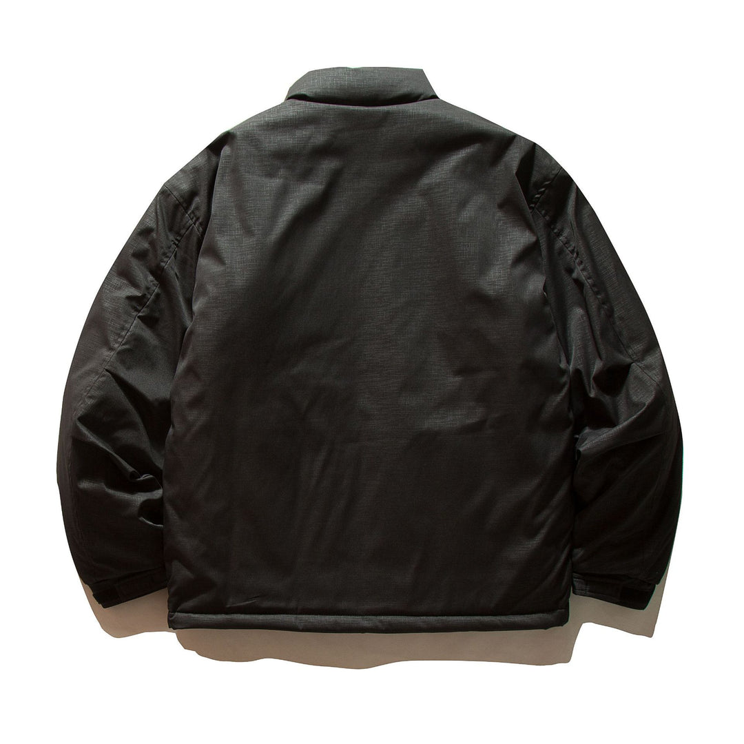 Unisex Boxy-filled Puffer jacket with high stand-up collar and utility pockets Mune Fashion