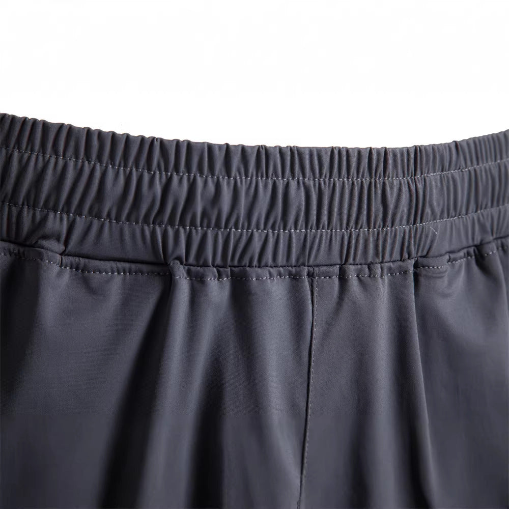 Men's breathable training shorts with elastic waistband and side pockets Mune Fashion