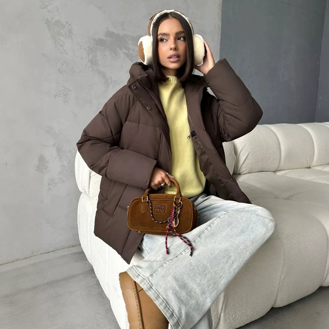 Women's Fashionable Oversized Down Jacket