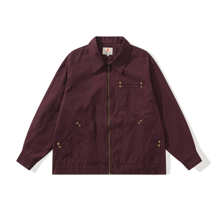 Unisex Boxy-Worker jacket made of durable twill with metal zipper and multitasking pockets Mune Fashion