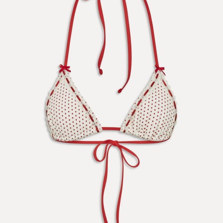 Women's Triangle Bikini with Contrasting Accents Mune Fashion