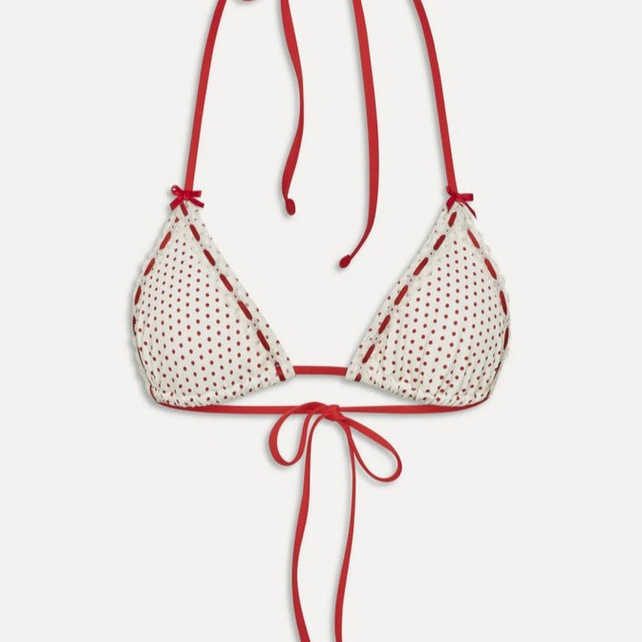 Women's Triangle Bikini with Contrasting Accents Mune Fashion