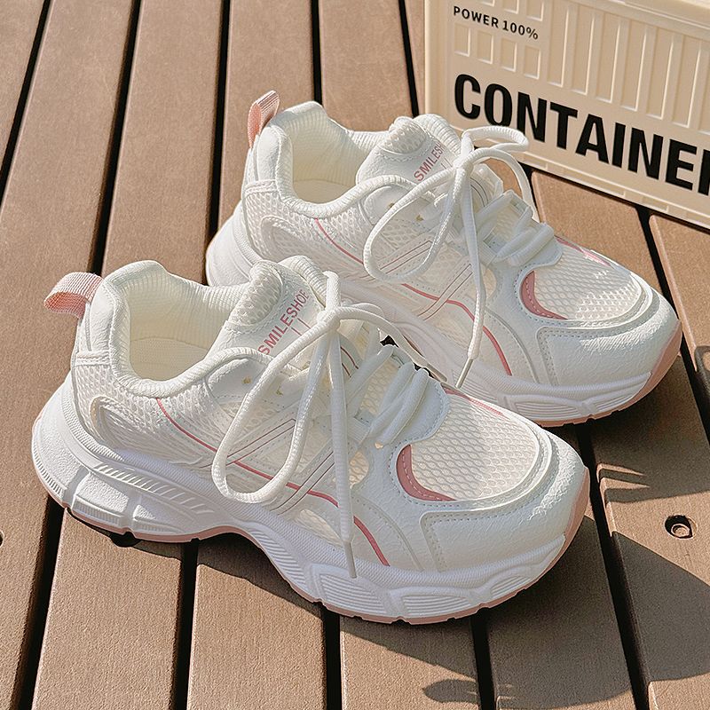Women’s sporty mesh sneakers with high cushioning outsole and breathable upper material structure Mune Fashion
