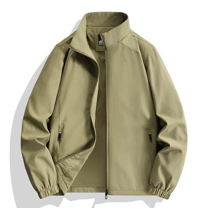 Men's Lightweight Sports Jacket with High Collar Mune Fashion 1787797825