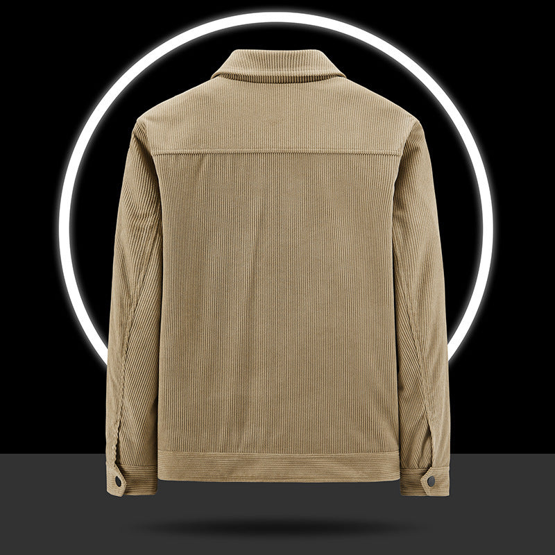 Men's Casual Cord Jacket with Practical Pockets Mune Fashion 1787797822