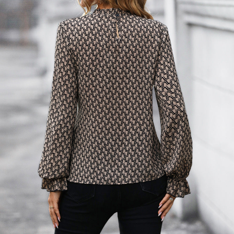 Women's Elegant Blouse with Waist Belt Mune Fashion