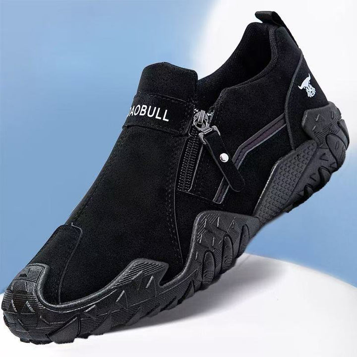Men's Robust Outdoor Sneaker with Zipper and profiled Trail Profile Mune Fashion