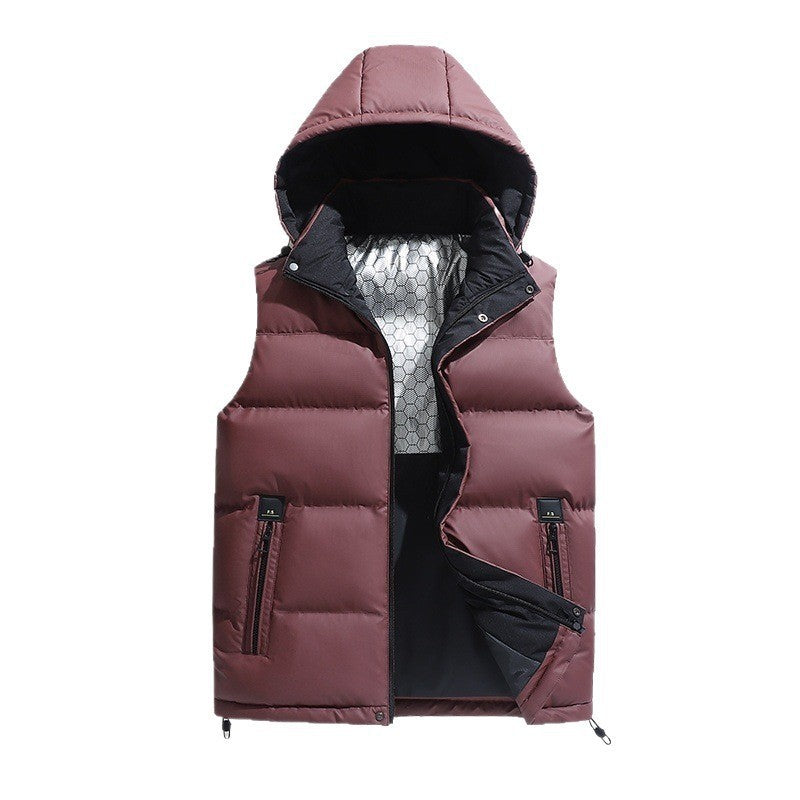 Men's Padded Hooded Vest Mune Fashion