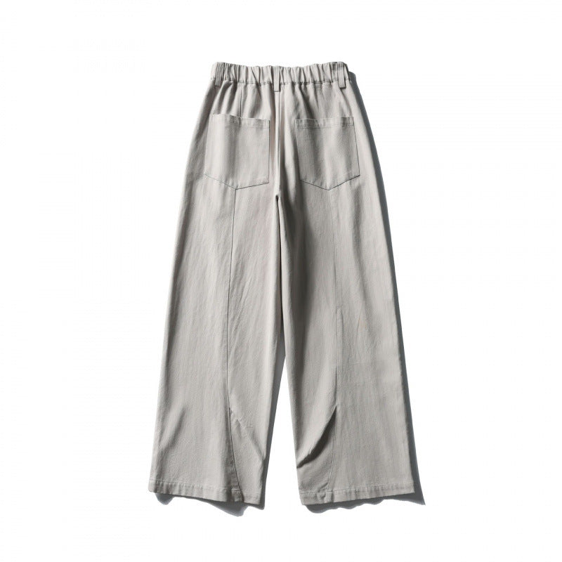 Women Wide High-Waist Culotte Pants made of structured cotton blend Mune Fashion