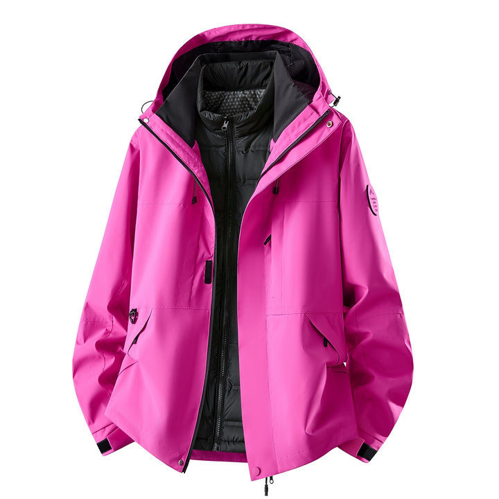 Women's Multifunctional Outdoor Jacket with Removable Quilted Inner Jacket Mune Fashion