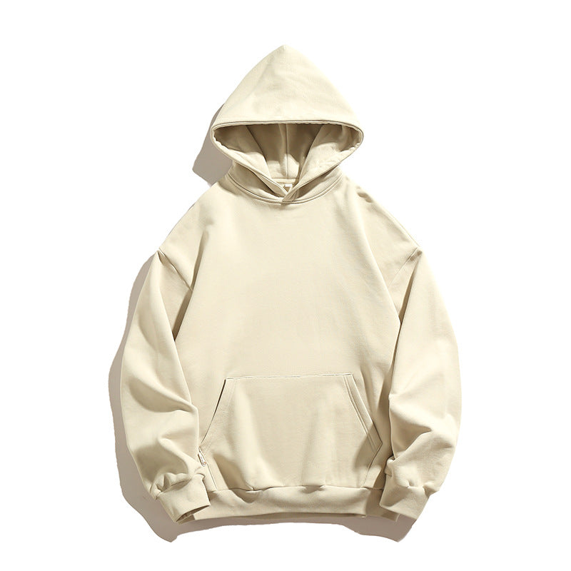 Unisex Boxy Hoodie with minimalist seam design, kangaroo pocket and extended back Mune Fashion