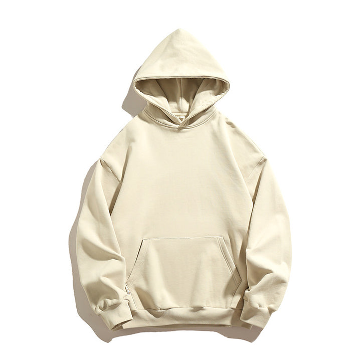 Unisex Boxy Hoodie with minimalist seam design, kangaroo pocket and extended back Mune Fashion