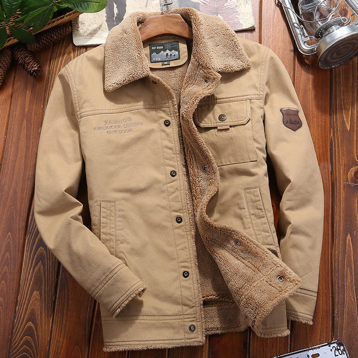 Men's Robust Outdoor Jacket with Fleece Lining Mune Fashion