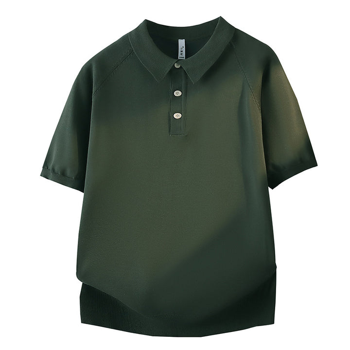 Women's Stylish Short Sleeve Polo Shirt with Textured Design Mune Fashion
