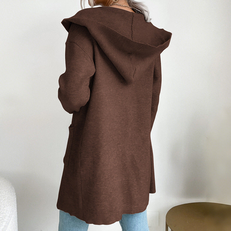 Women Casual Knit Coat Mune Fashion