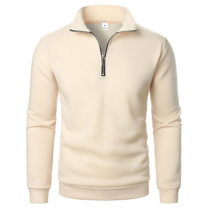 Men's Sporty Sweatshirt with Stand-Up Collar Mune Fashion