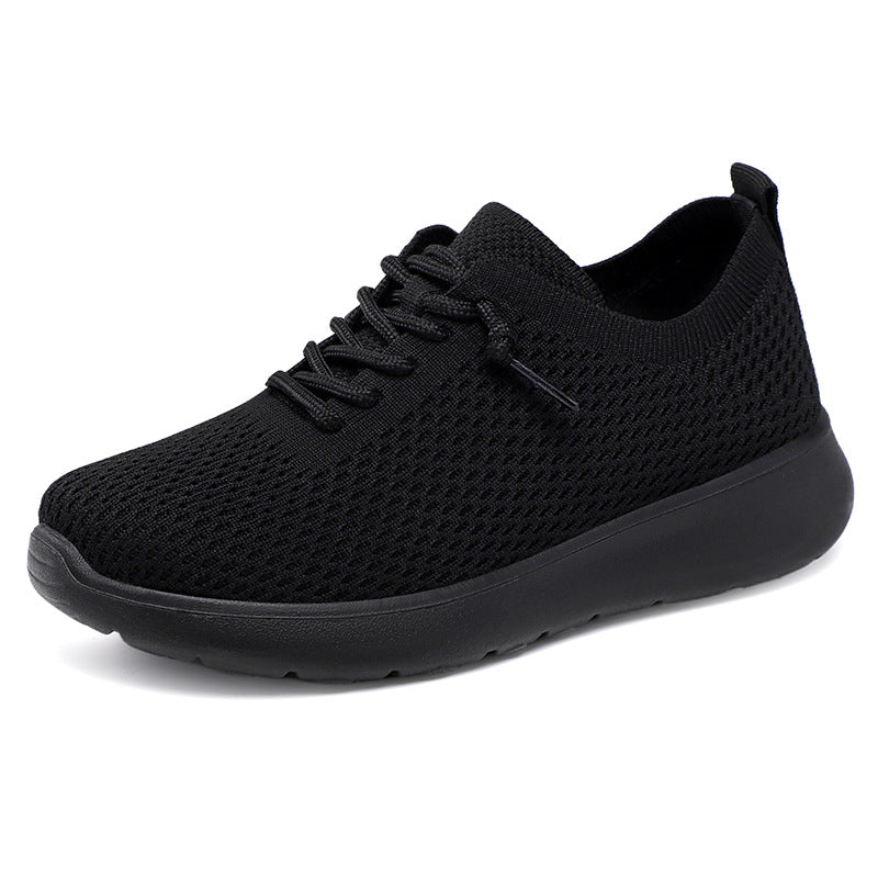 Women's knitted slip-on sneakers with sock-like upper, elastic lacing, and cushioned EVA sole Mune Fashion