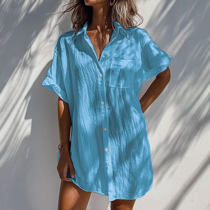 Ladies light and airy short-sleeve blouse Mune Fashion