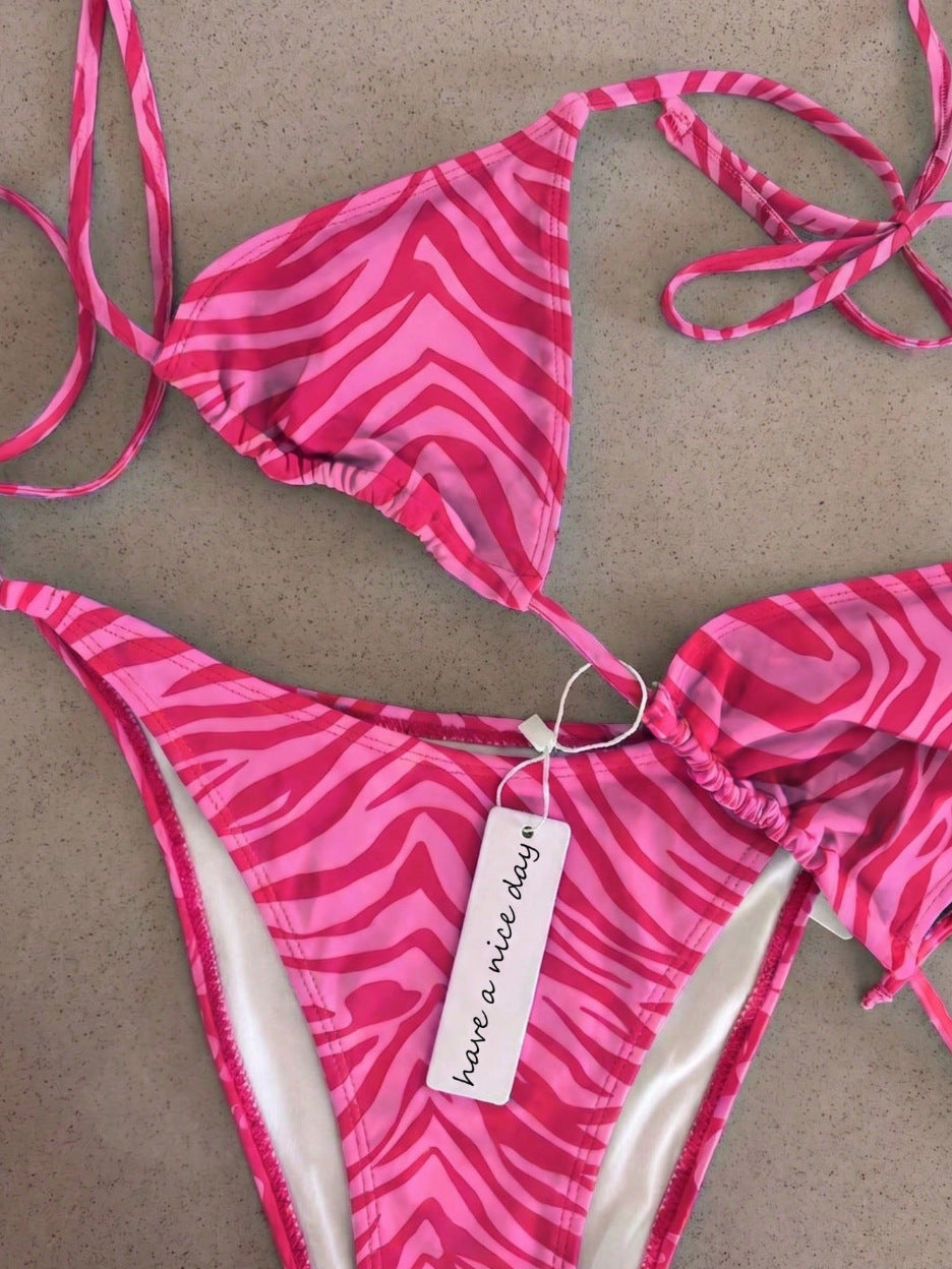 Women's triangle bikini with classic polka dot pattern Mune Fashion