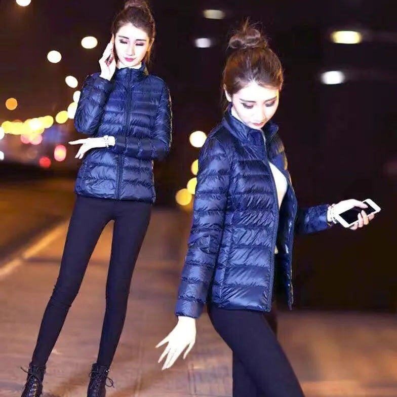 Ladies Lightweight and Elegant Padded Jacket Mune Fashion