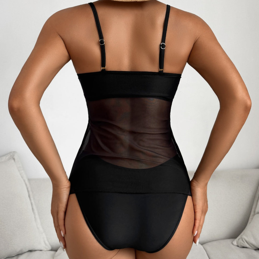 Women's Sporty Tankini Set with Trendy Print Mune Fashion