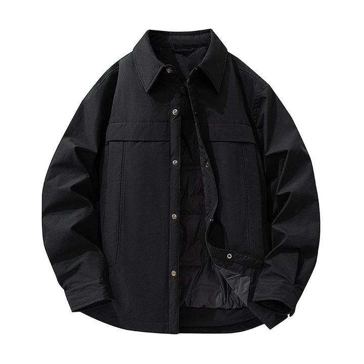 Men's Waterproof Quilted Overshirt Jacket with Thermal Lining Drune
