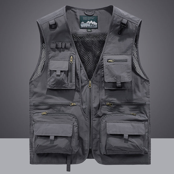 Men's Multifunctional Fishing and Photography Vest Mune Fashion