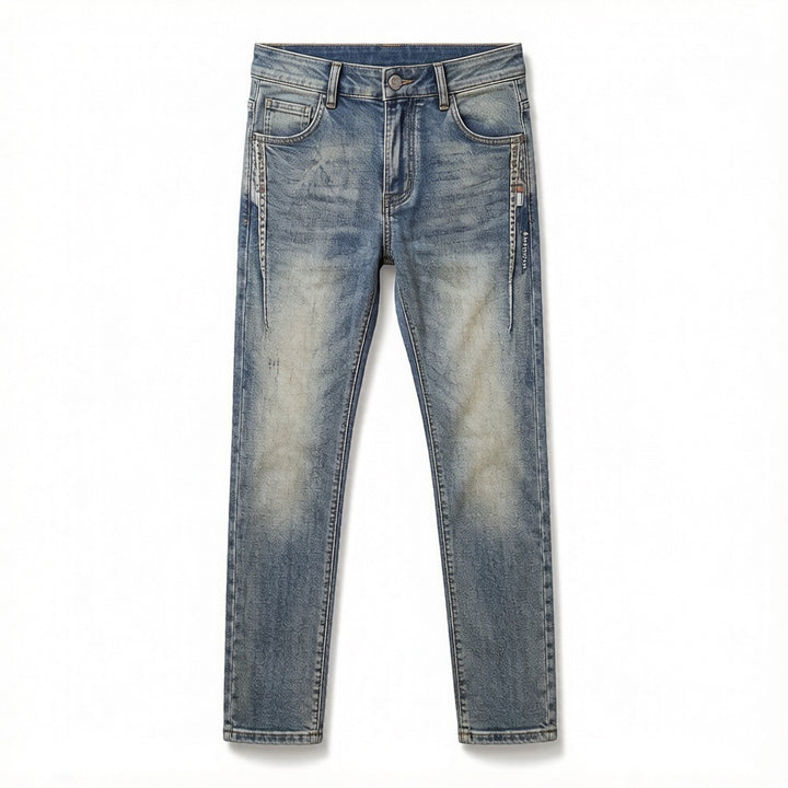 Men's Comfortable and Casual Loose Denim Pants Mune Fashion