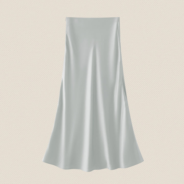 Women's Flowing Maxi Skirt made of high-quality Satin Mune Fashion
