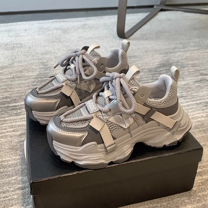 Women's Breathable Sneakers with Innovative Lacing System Mune Fashion