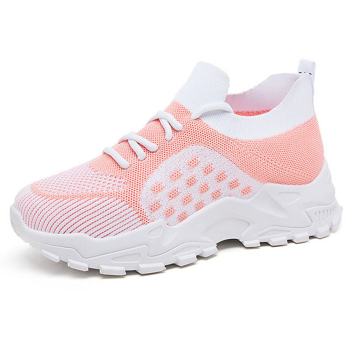 Women's sporty sneakers with breathable knit upper and flexible sole Mune Fashion