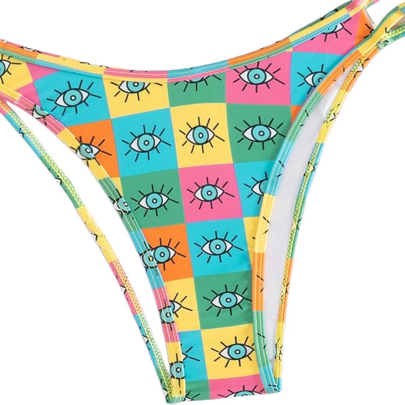 Women's triangle bikini with striking graphic design Mune Fashion