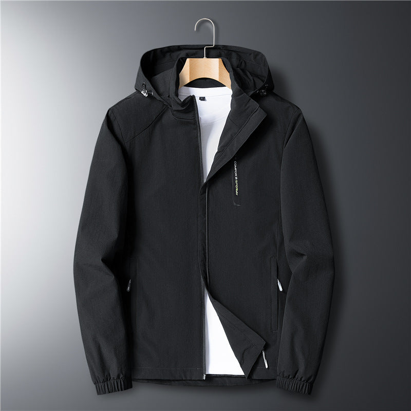 Men's lightweight softshell jacket with windproof membrane and zip pockets Mune Fashion