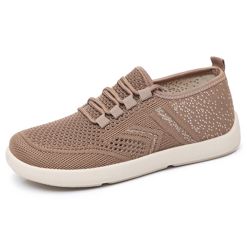 Women's Sporty Mesh Sneakers with Flexible Sole Concept Mune Fashion