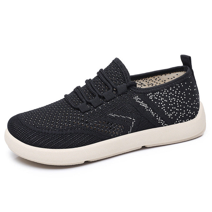 Women's Sporty Mesh Sneakers with Flexible Sole Concept Mune Fashion