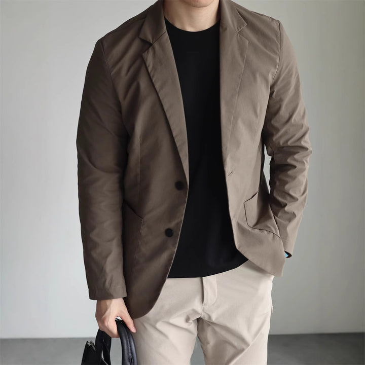 Men's casual unstructured travel blazer made of lightweight wrinkle-free material Mune Fashion