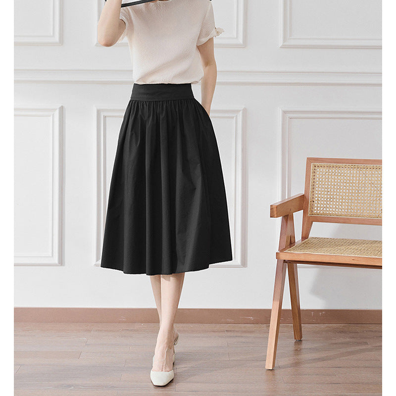 Women high-waisted and casual midi skirt Mune Fashion