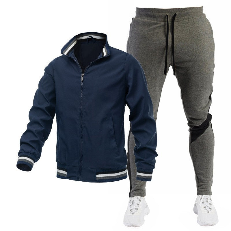 Men's Sporty Track Jacket and Jogging Pants Set Mune Fashion