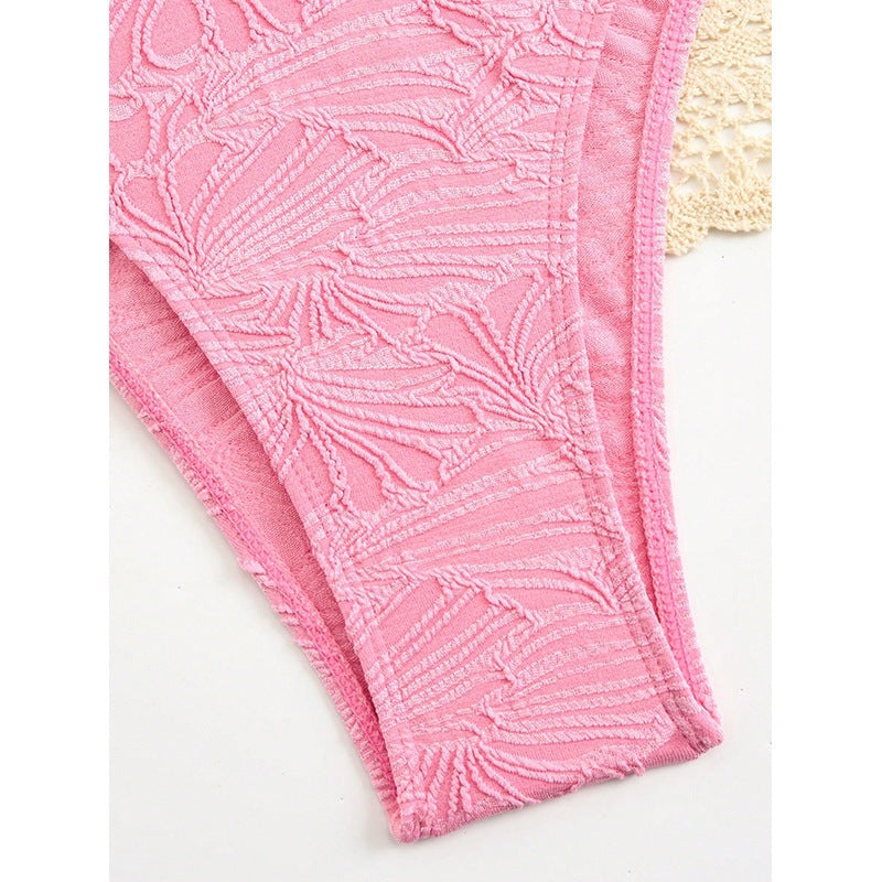 Women's bikini set with floral accent embroideries Mune Fashion