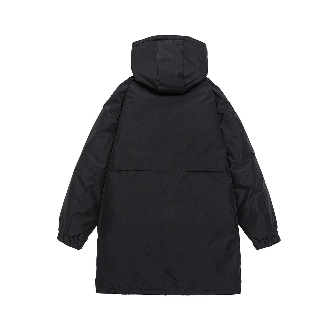 Men's warmer windproof parka with hood, quilted lining and front pockets Mune Fashion