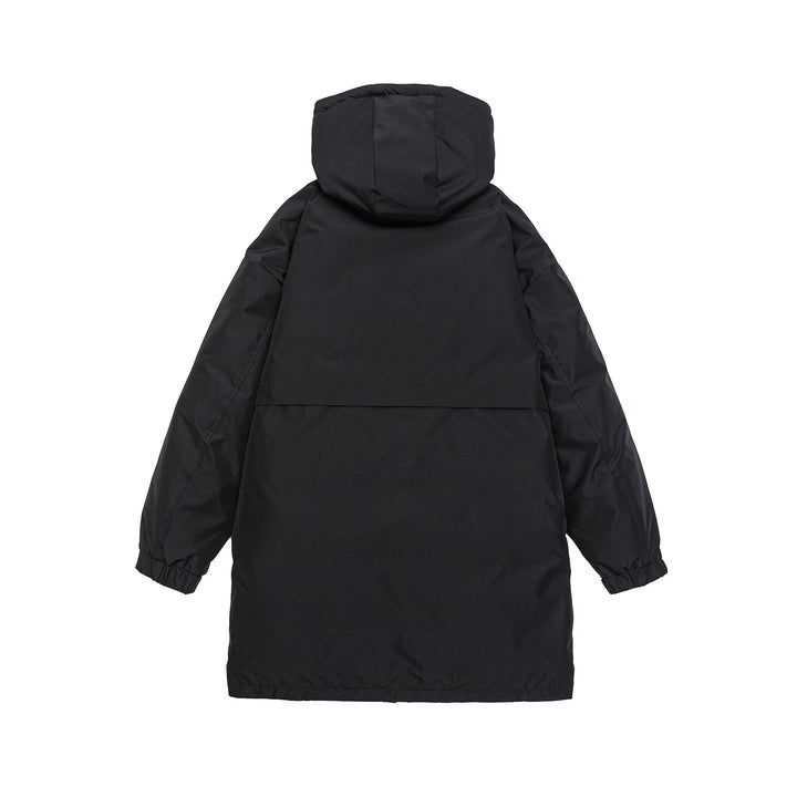 Men's warmer windproof parka with hood, quilted lining and front pockets Mune Fashion