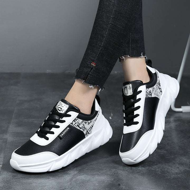 Women’s urban bulky sneaker with soft faux fur lining, padded entry and striking profile sole Mune Fashion